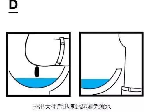 上厕所如何不被水溅到,上厕所怎么能不让水溅身上