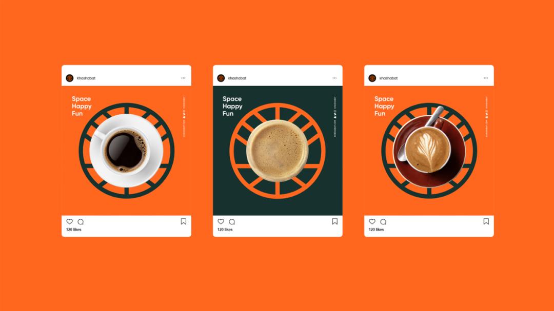 包装别致的咖啡包装欣赏,咖啡包装设计几何风格