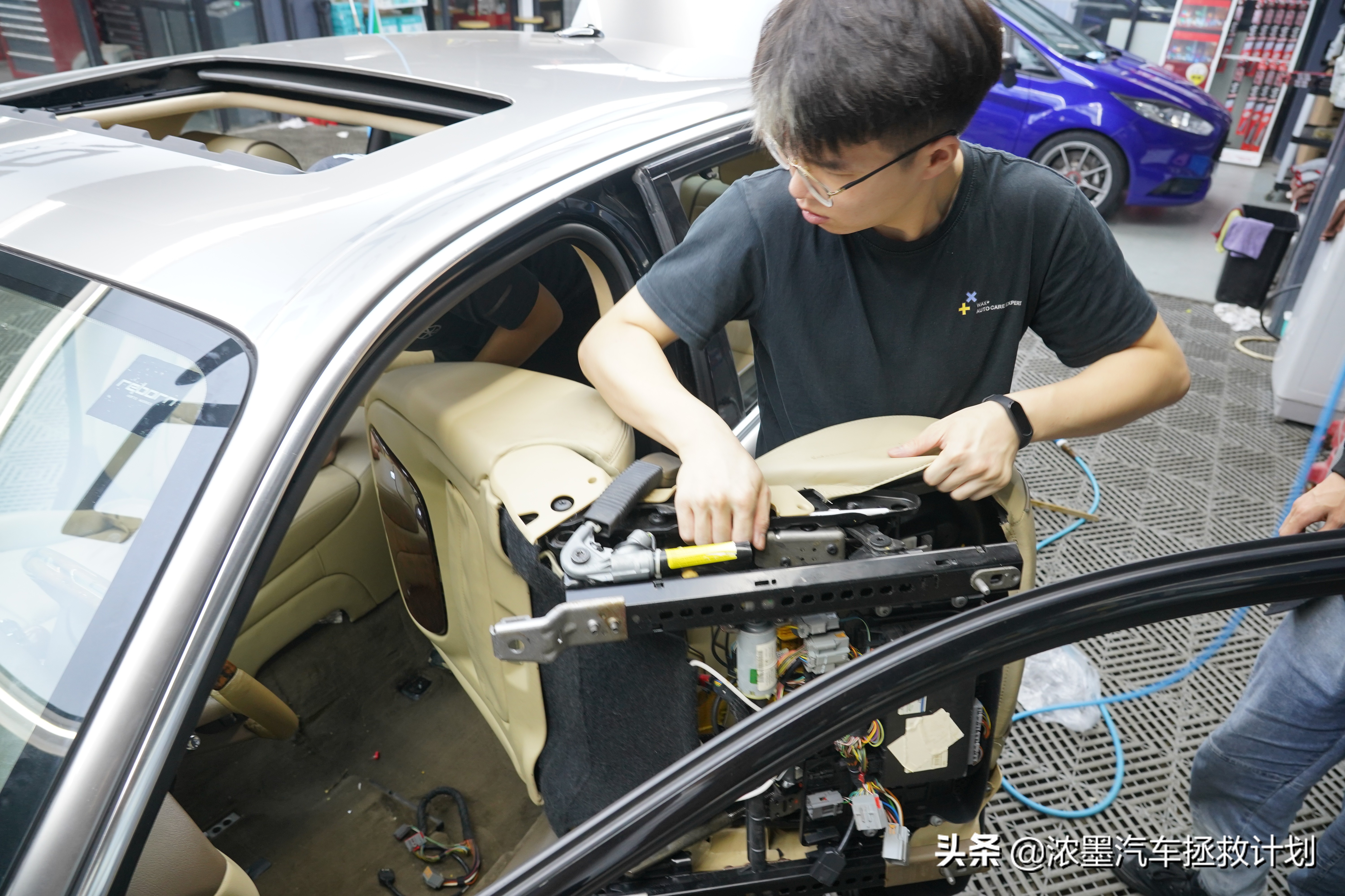 专业维修整备老款捷豹xj系列,老款捷豹xj整备视频