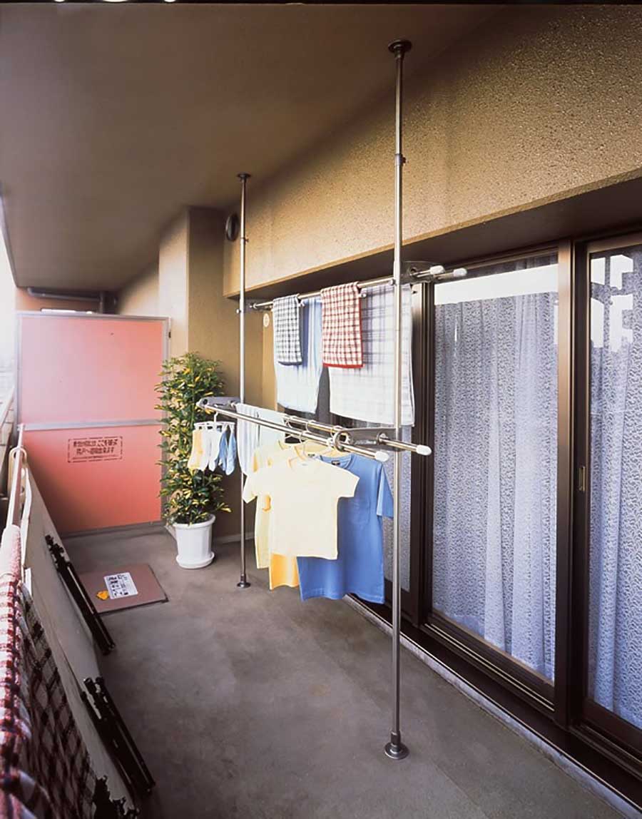 日式小型阳台晾衣,阳台晾衣就用它