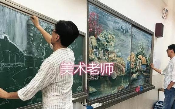 数学老师上课的儿童画,数学老师上课绘画作品