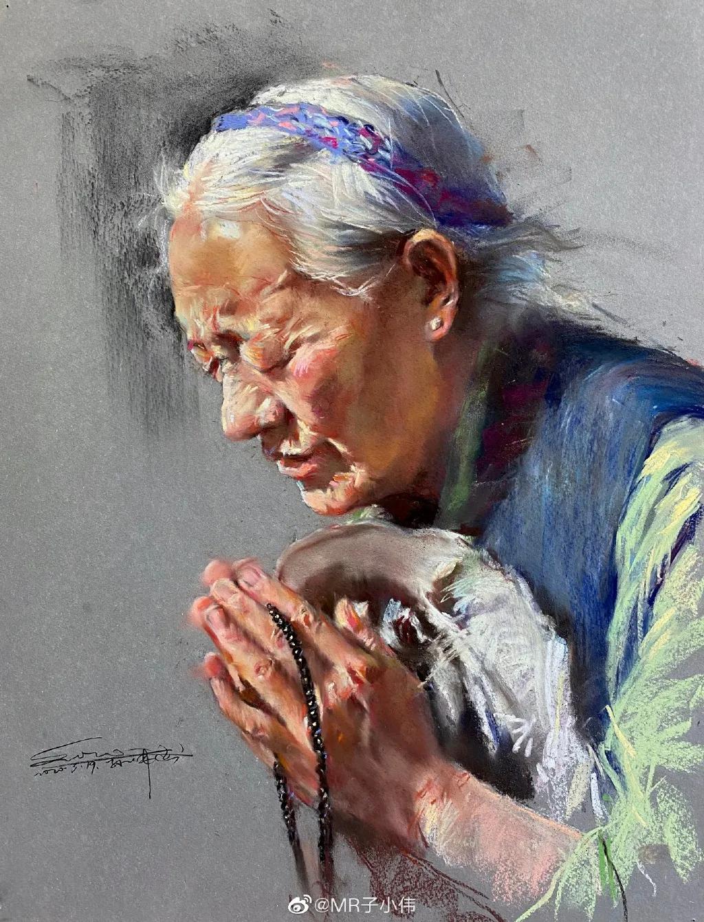 厉害了！他用一支铅笔把明星画了多个，如肖战、蔡徐坤、迪丽热巴