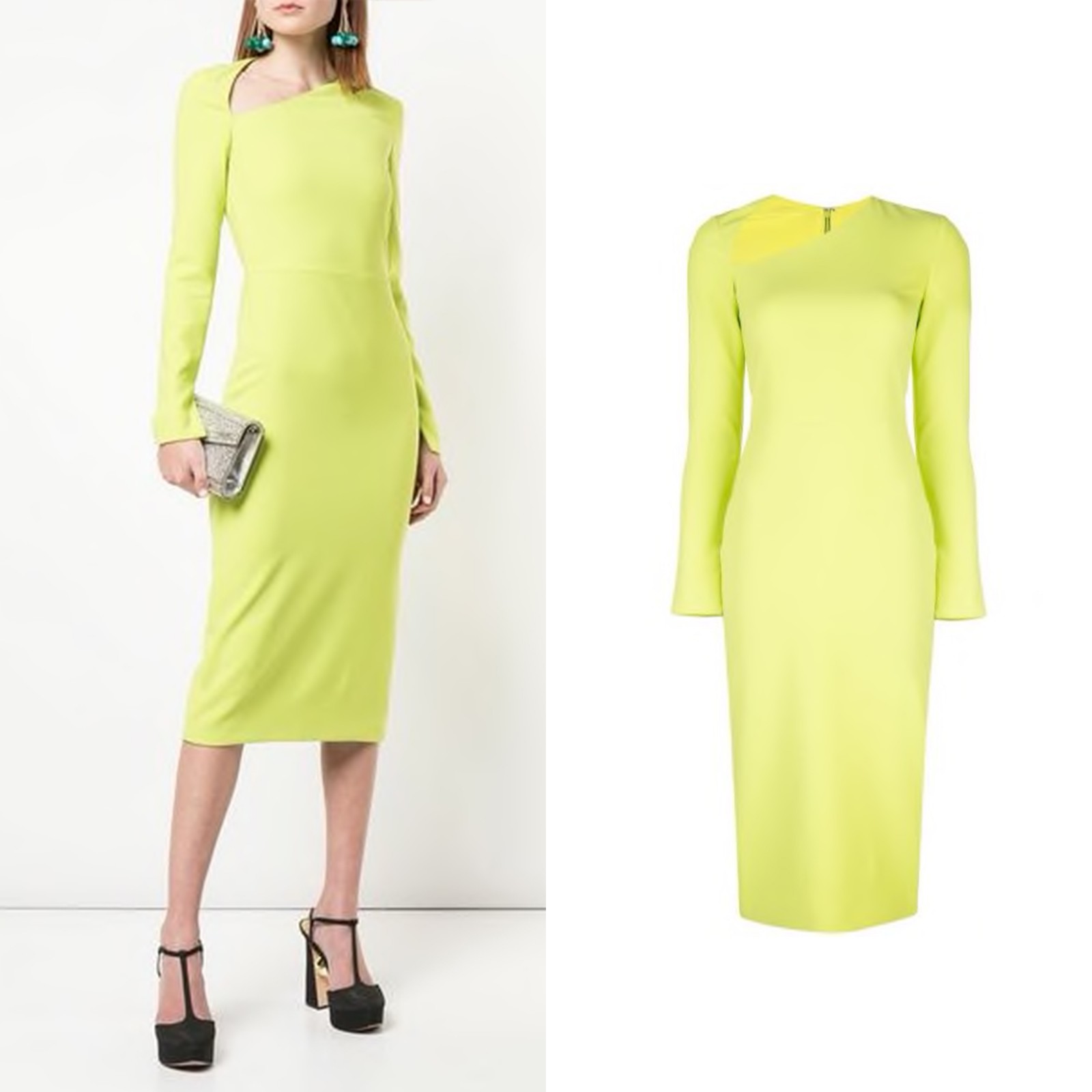 泫雅夏日必备,泫雅牛油果绿色毛衣