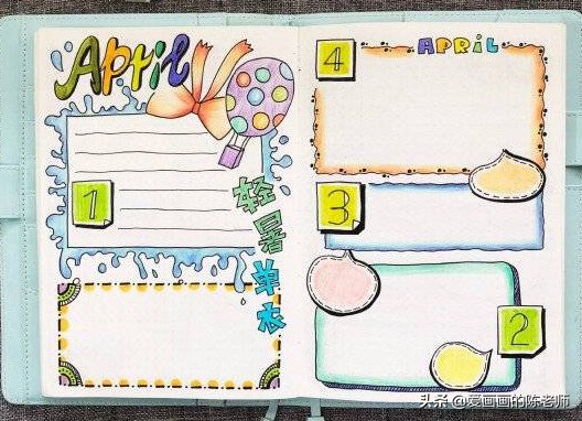 大班春季主题墙环创边框,春季墙报边框