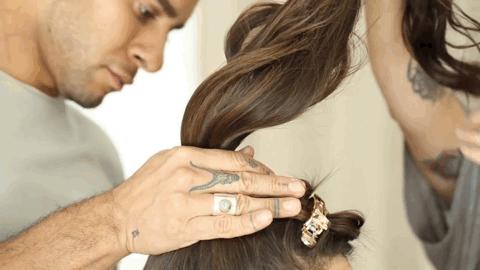 又酷又帅气的发型高马尾,复古发型女生港风长马尾