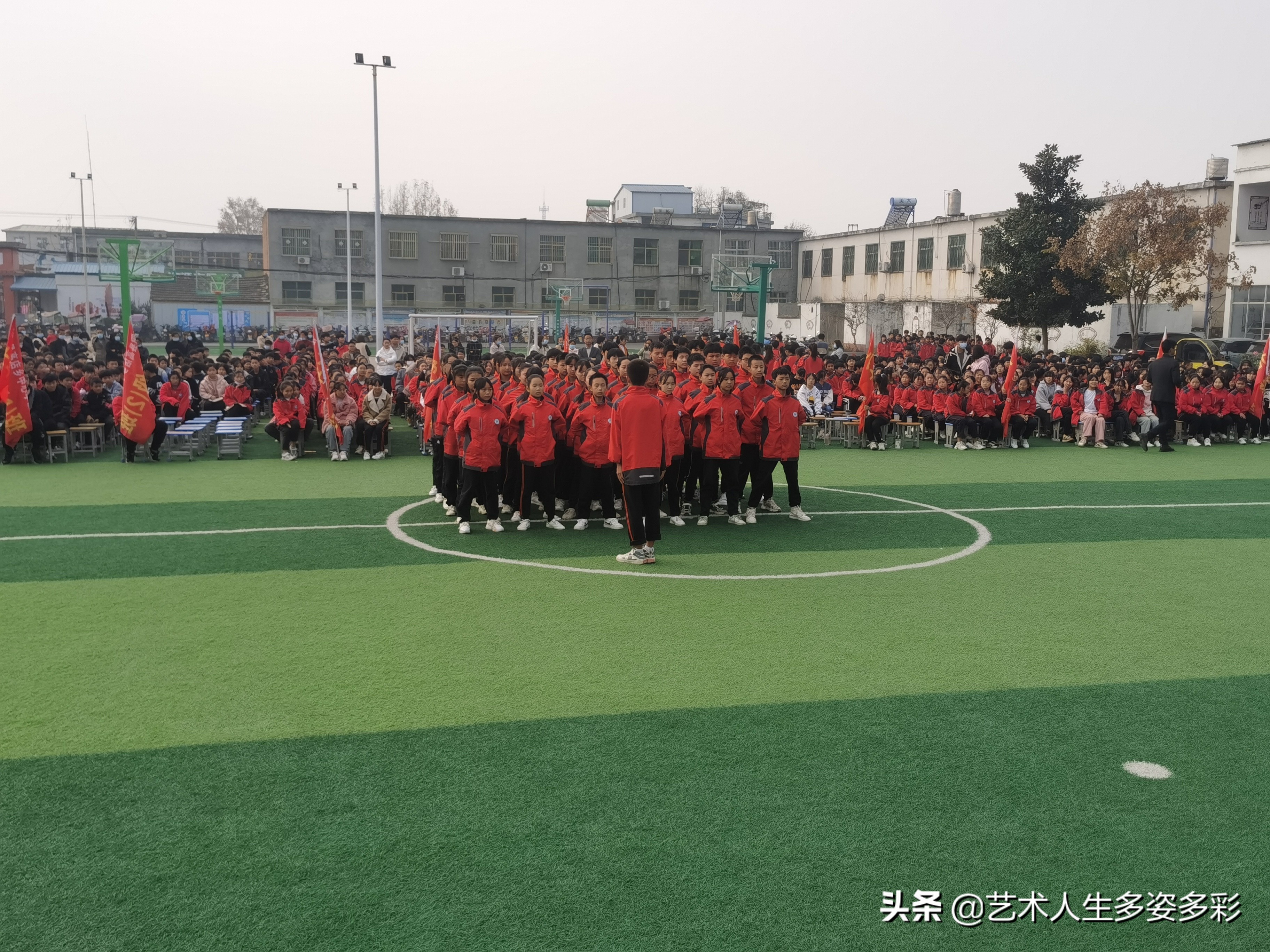 公园路学校队形队列比赛,祥城中学队列队形比赛