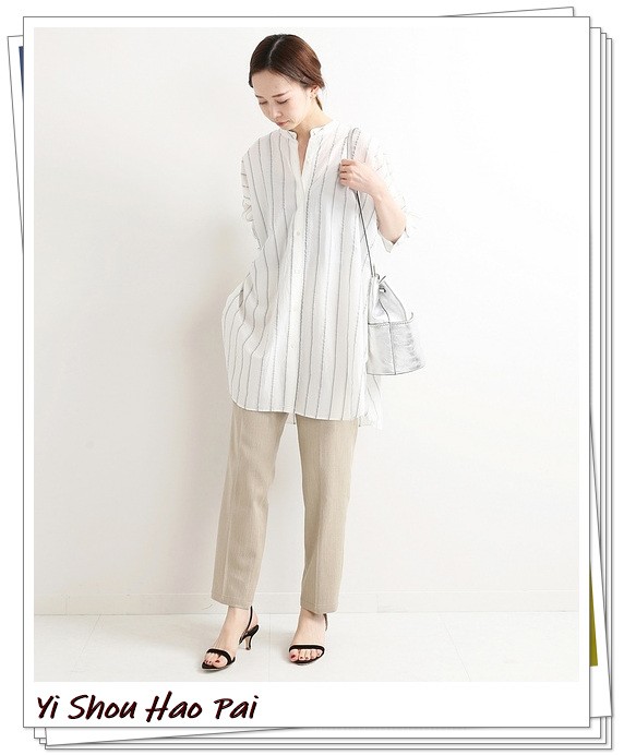 春夏米色裤子最佳搭配上衣,夏季米色裤子与上衣搭配图