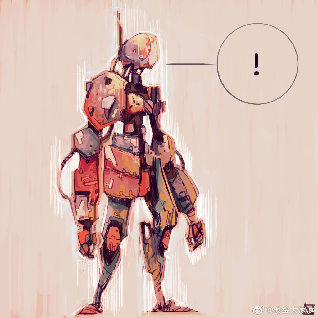 未来攻击机器人怎么画,未来装甲机器人怎么画