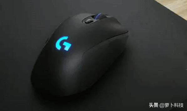 罗技g703无线鼠标评测,罗技g703鼠标底部透镜