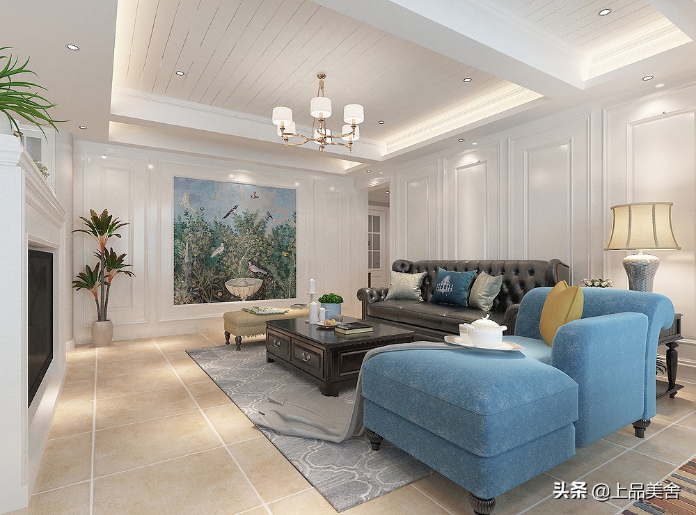 四川夫妻装修新房,三室两厅房子美式风格装修