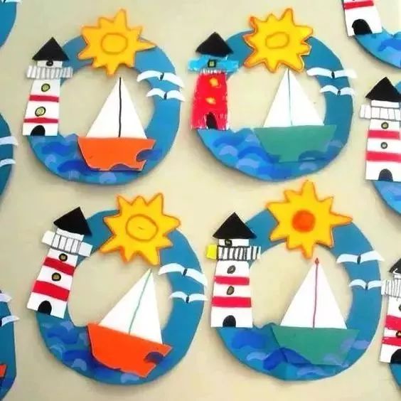 纸盘幼儿创意手工简单又漂亮,一次性纸盘特色美工作品小班