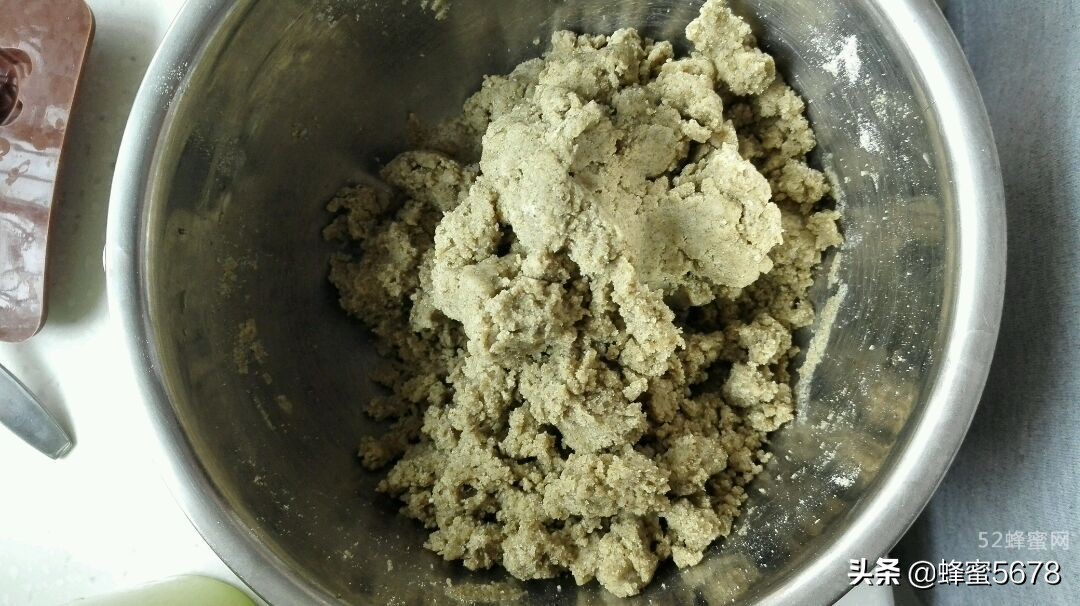 蜂蜜桂花抹茶怎么做好喝,茶香绿豆糕制作