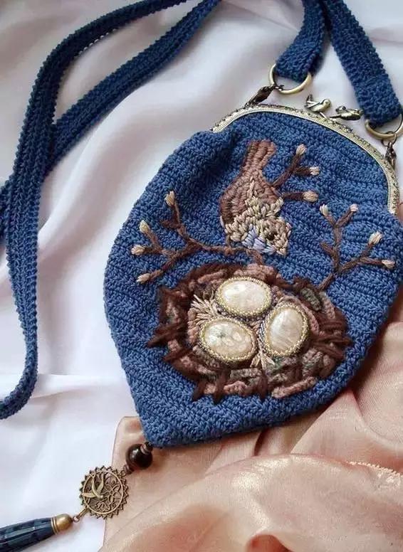 31款超美的爱尔兰钩花包，绝对让你爱不释手，独特的美！附教程