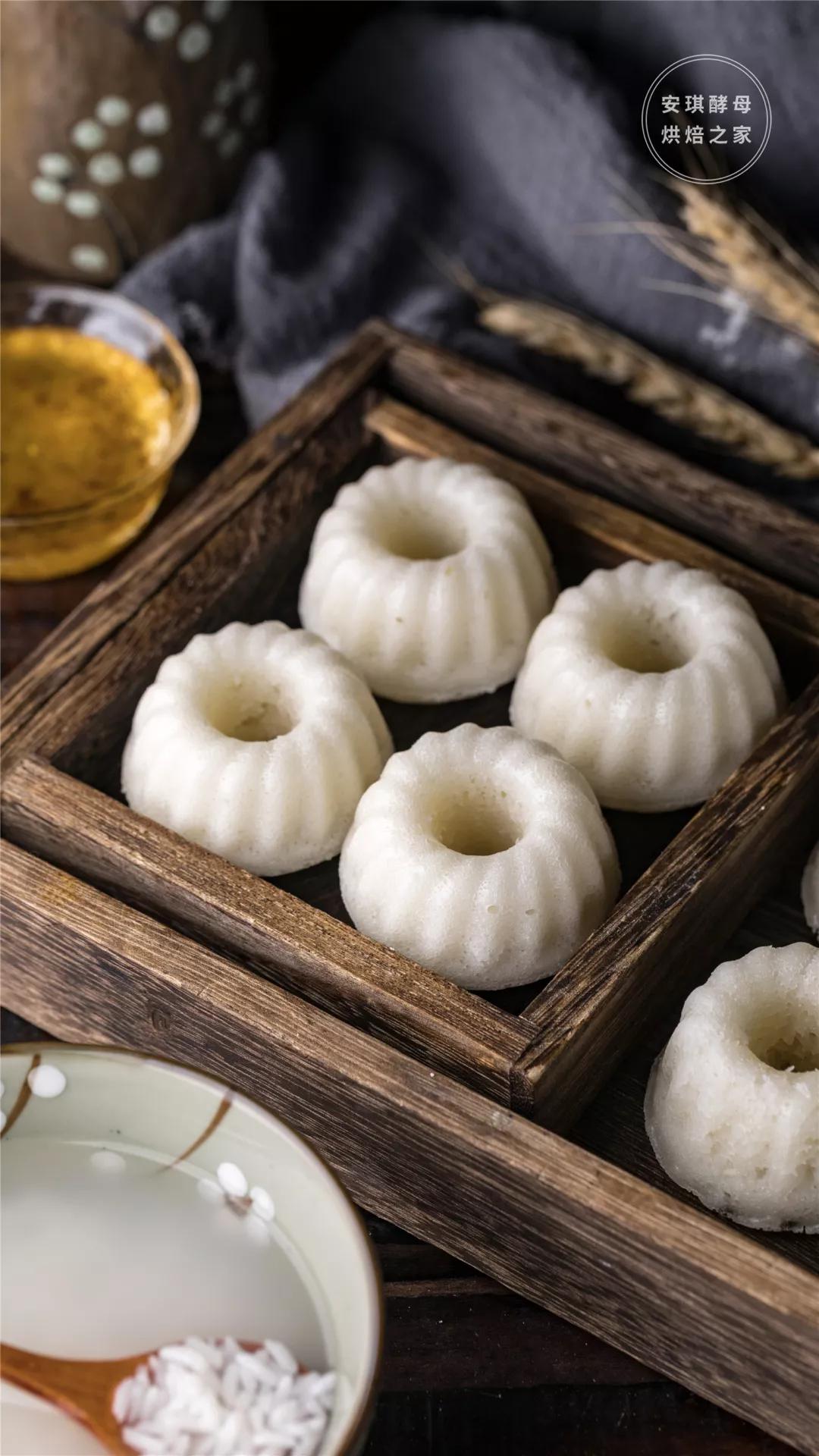 酒酿米发糕不用加面粉照样松软,浙江民间传统酒酿米发糕的做法