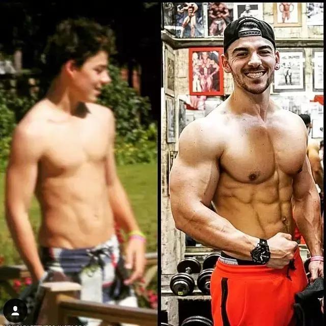 男人有肌肉与没肌肉对比,女人肌肉和男人肌肉区别