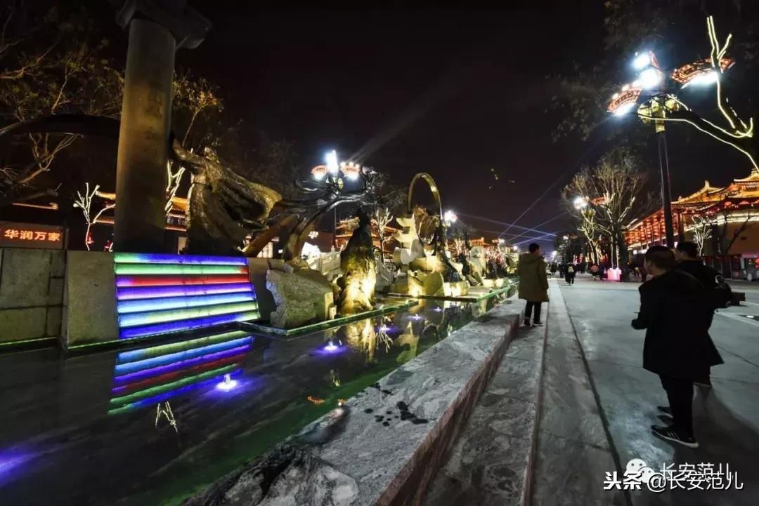 大唐不夜城还原照片,大唐不夜城换装拍摄