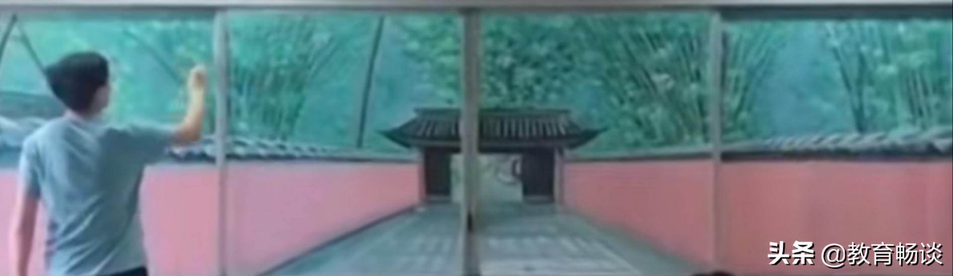 黑板画老师,语文老师画的画真好看