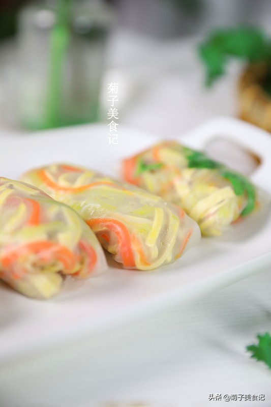 立春将至咬春吃春卷清淡爽口,过年的春卷怎样做才好吃