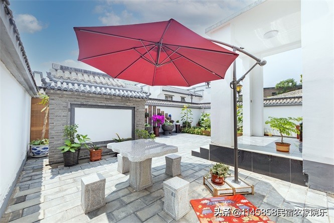 门头沟四合院民宿设计案例,北京清山堂度假别墅团购