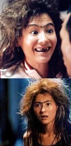 女演员巩俐素颜照图片,女明星扮丑照片