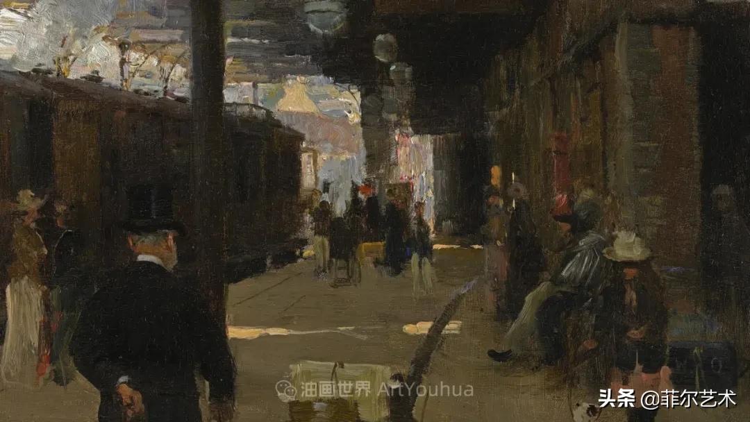 爱尔兰画家的风景油画欣赏,胡安米罗油画作品欣赏