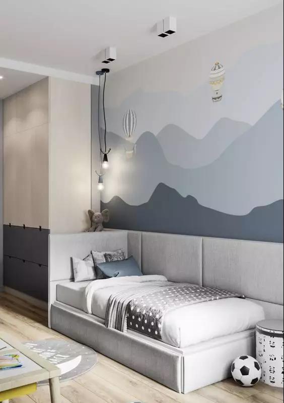 小卧室不用床只用床垫,房间只放一个床垫睡