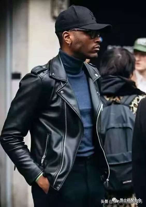 今日爆款男士皮衣春季138元,今年最流行的男青年穿真皮皮衣