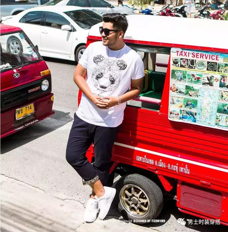 夏季微胖男士短袖,微胖男士夏季九分休闲裤