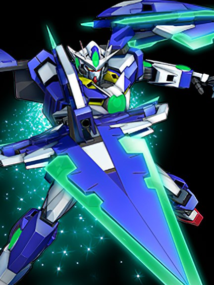 全刃型00式量子高达和普通款区别,量子型00高达全刃式特别涂装版