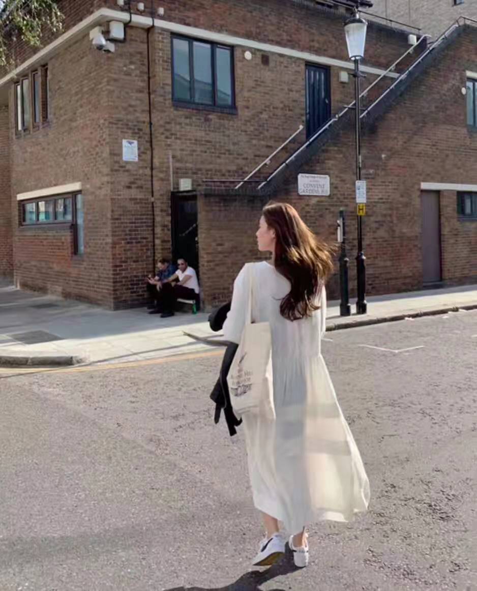 韩版针织衫v领打底中长款,洋气时髦打底衫v领连帽开衫