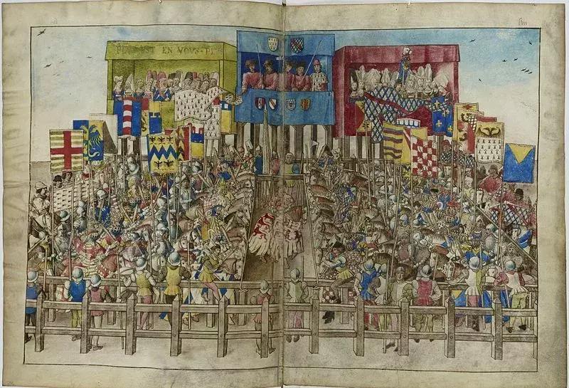 中世纪骑士大赛,中世纪骑士比武