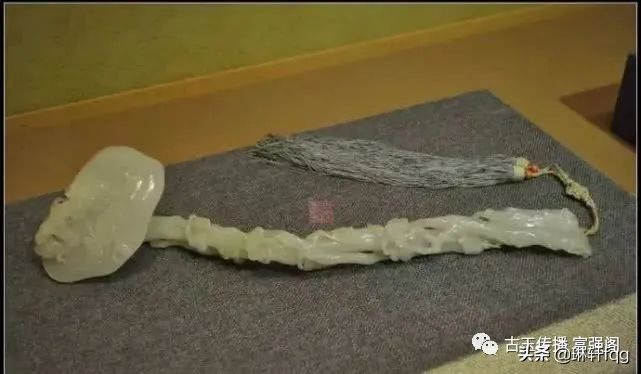 清代玉如意顶级玉器,故宫玉如意祥云