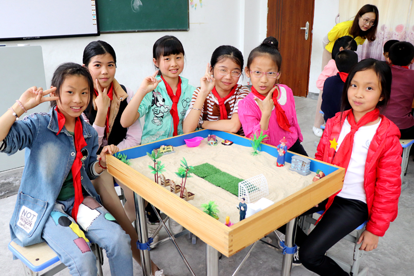 中大互联——“心希望”沙盘进百校之普宁仕林小学