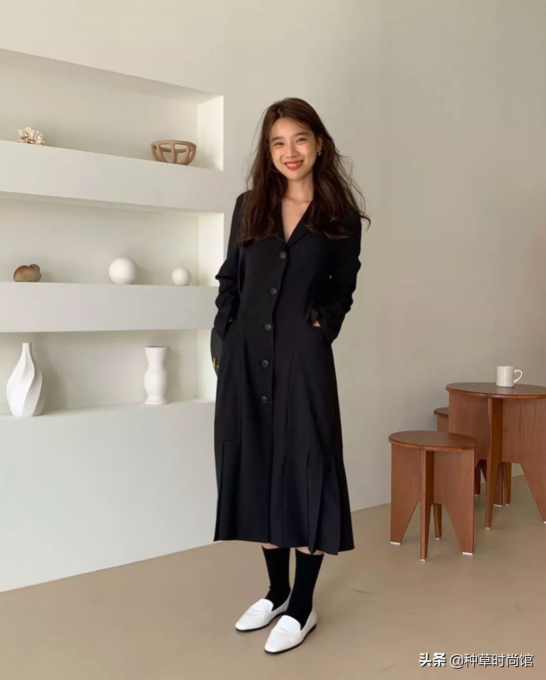 秋冬连衣裙长袖长款过膝修身气质,30套连衣裙搭配图