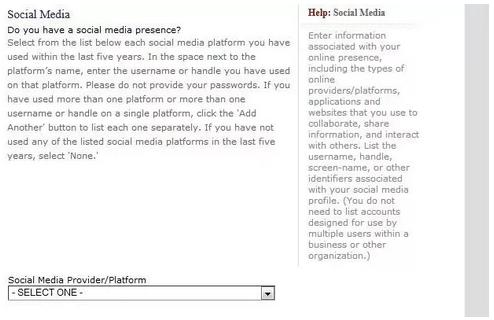 去美国要查社交账号吗,赴美签证需要社交媒体账号吗