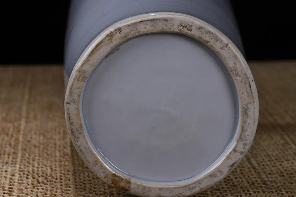 象腿瓶和筒瓶区别,象腿瓶单色釉