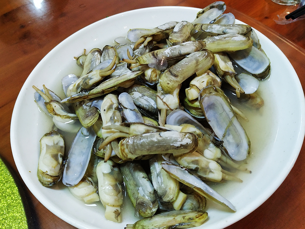 三门花桥镇红旗农家乐园午餐~非常有特色的一桌农家菜