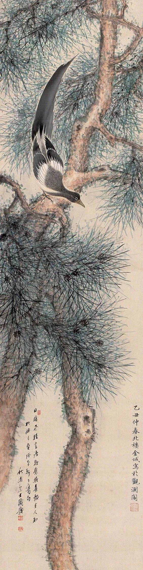 他45岁之前以临摹为主，46岁后创作即达高峰