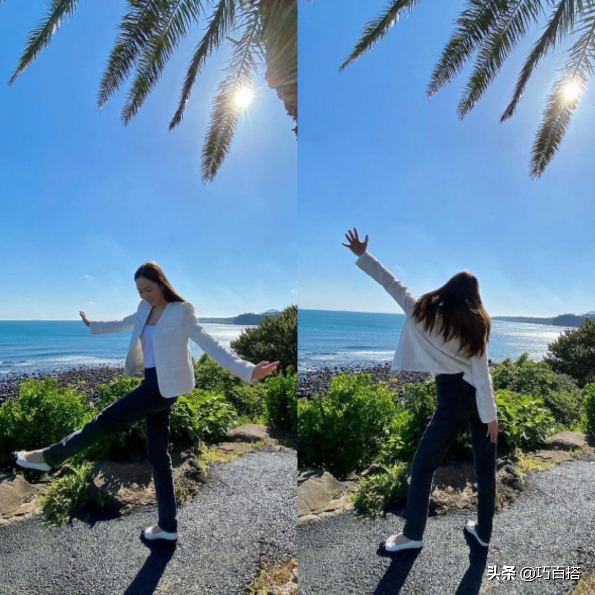 郑秀妍气质好,郑秀妍私下穿搭