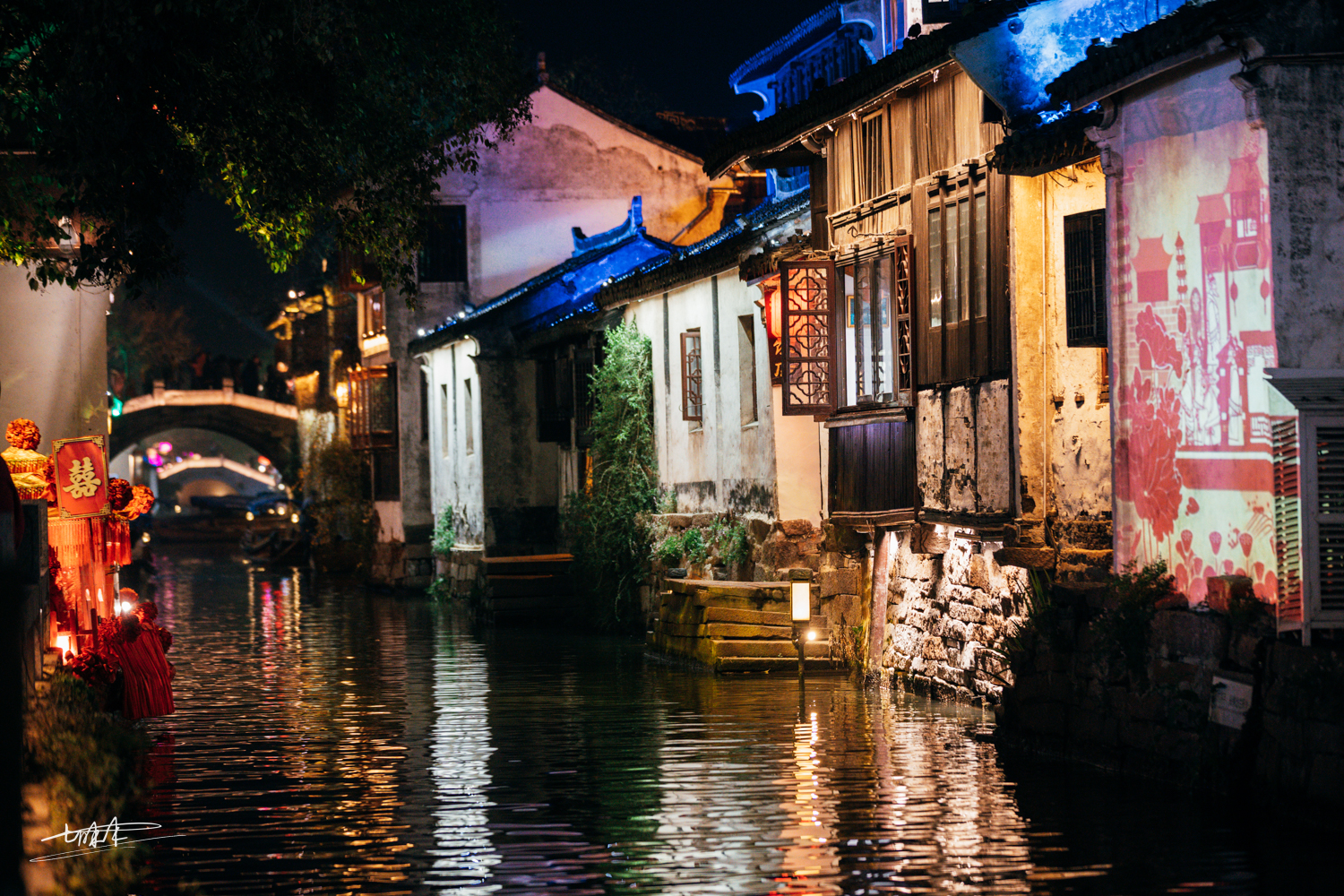 梦里水乡乌镇周庄风景视频,周庄版梦里水乡