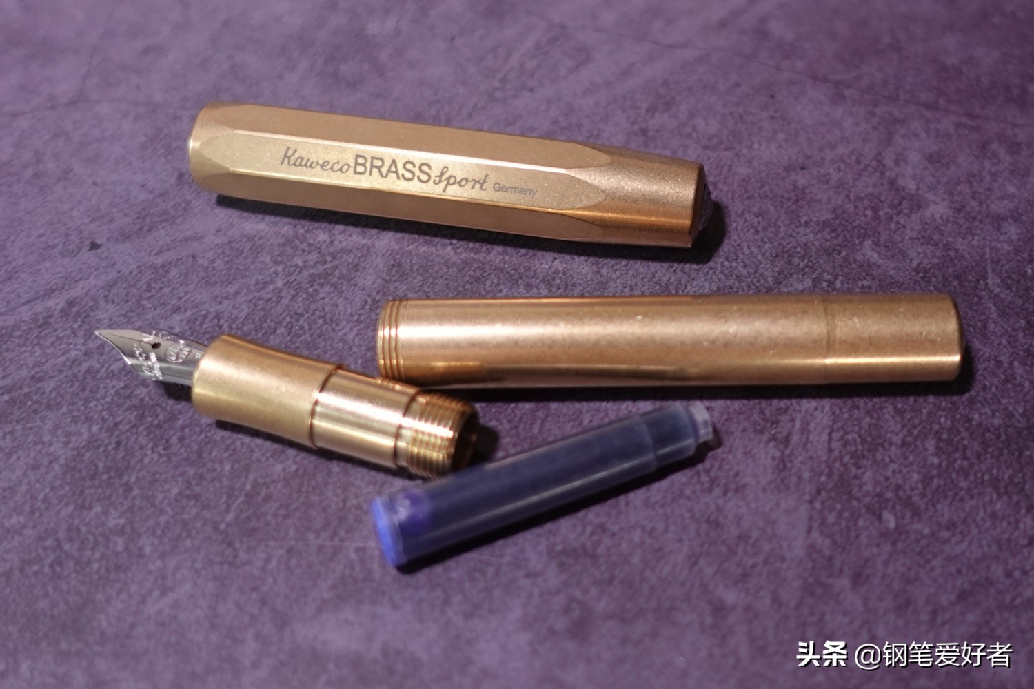 德国卡维克黄铜钢笔,钛合金钢笔测评