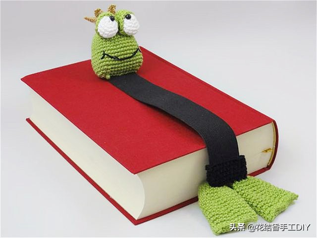 搞怪章鱼手工编织帽子,创意小动物书签编织法