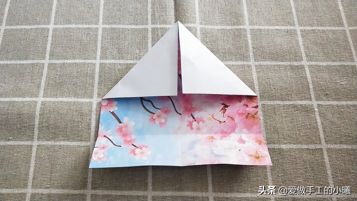 古风雨伞折纸小花伞,折纸小花伞的制作过程怎么写