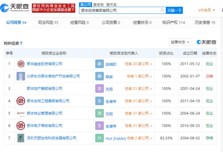 疫苗风波中的银丰系：资产超百亿，曾30亿卖干细胞公司