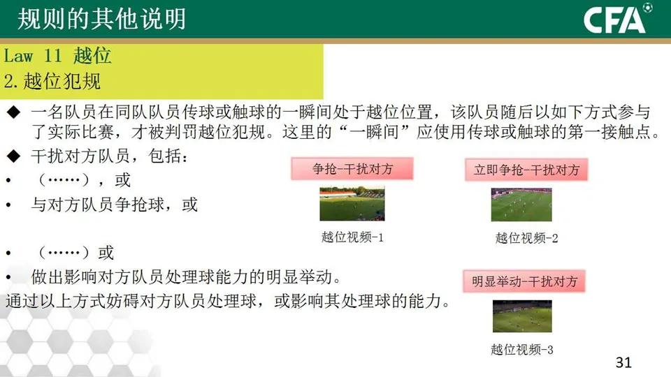 「中国足协」IFAB2020/21竞赛规则条款解读（内附动图案例）