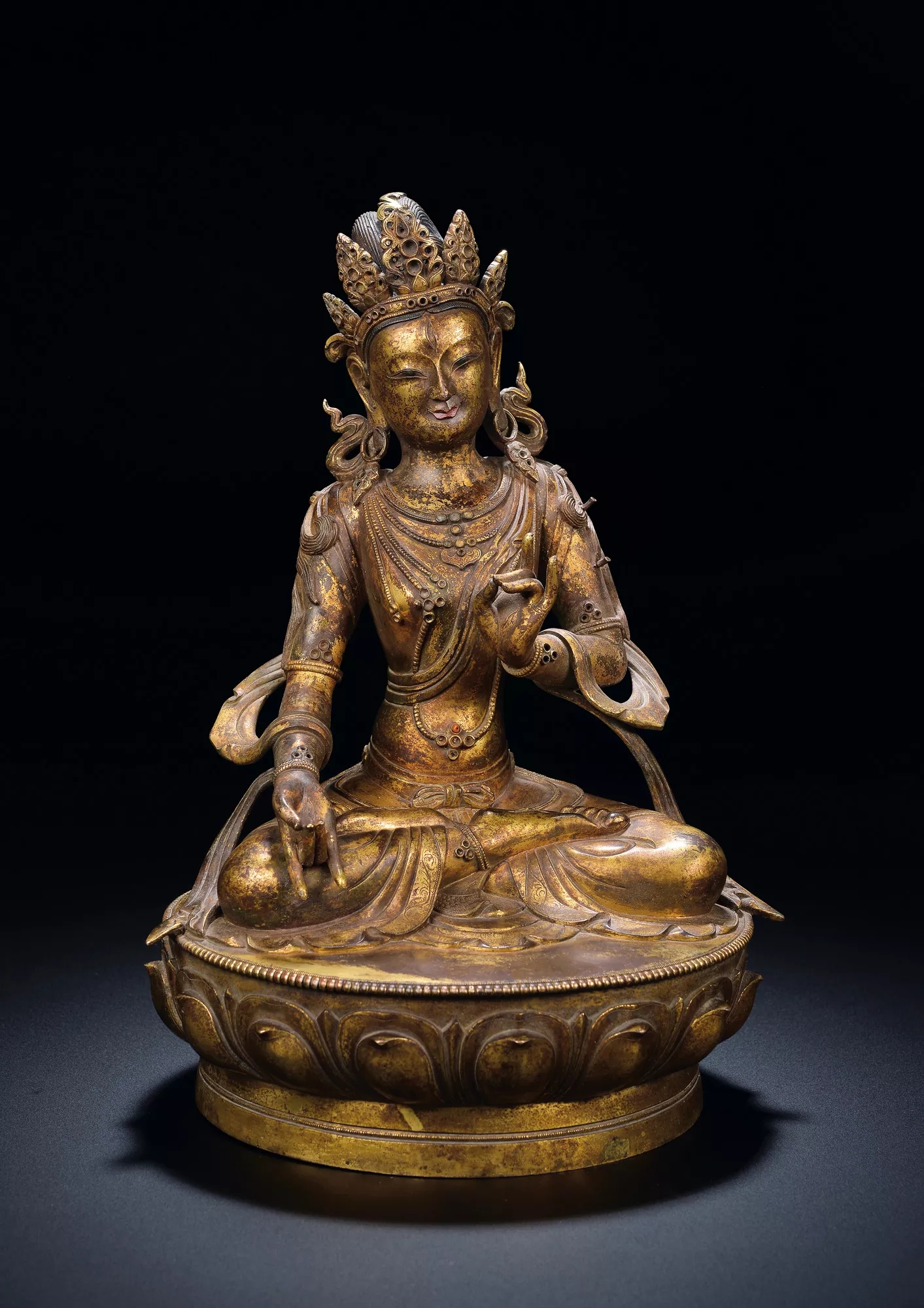 铜鎏金佛造像断代特征,古代金铜佛造像欣赏