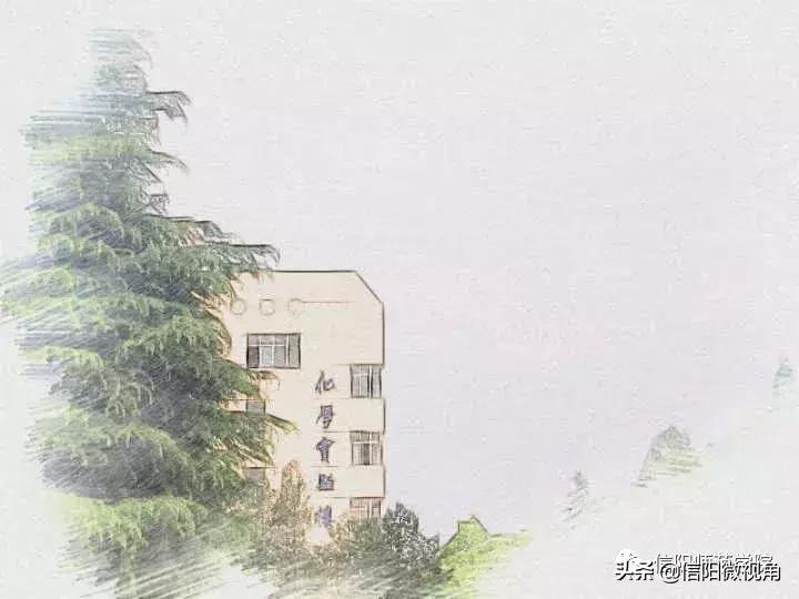 信阳师范学院漫画手绘地图高清,信阳师院美术