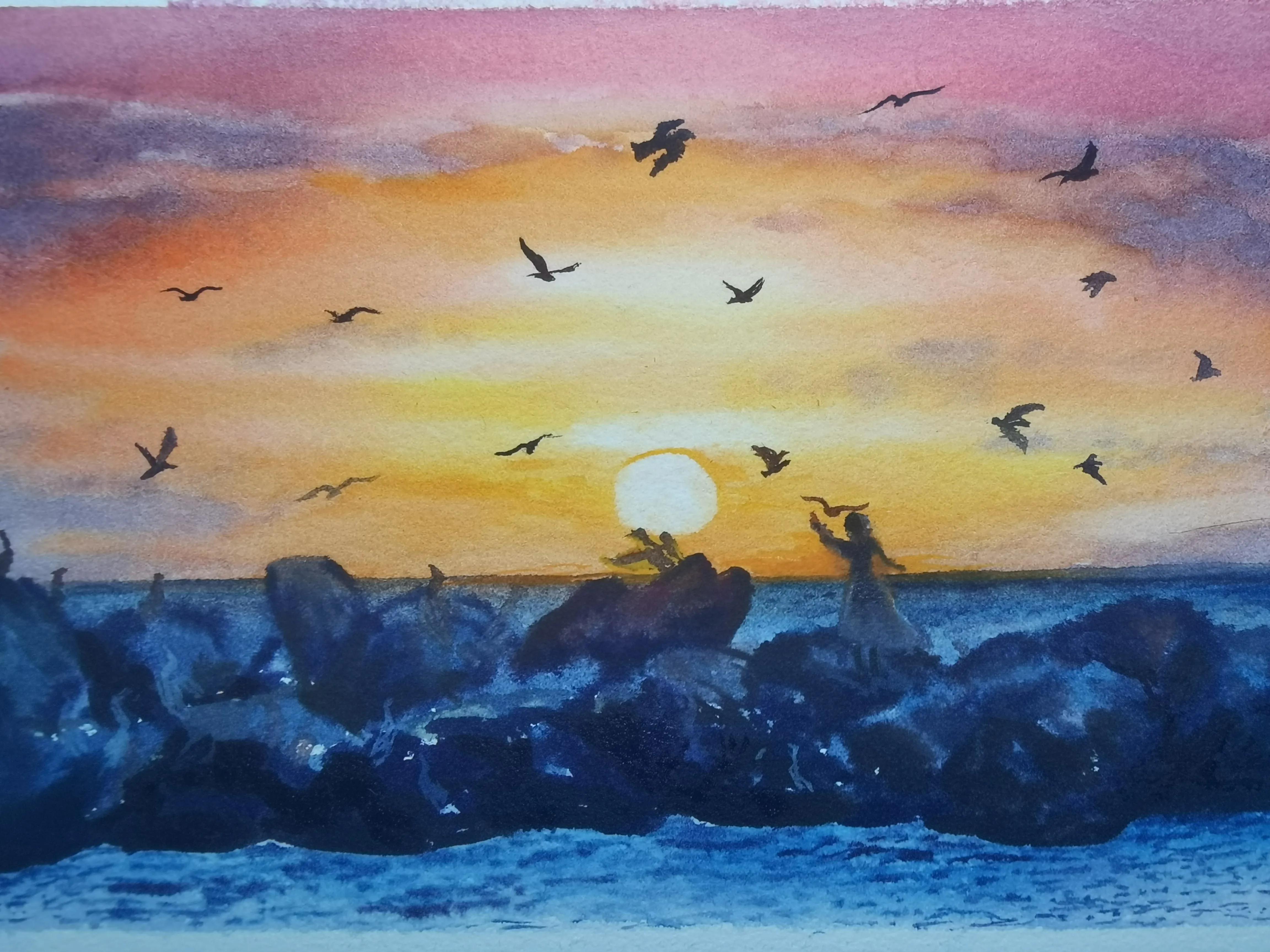 画吧画友作品欣赏,幸福原创画作品