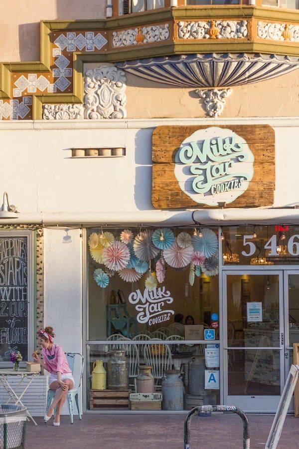 创意门店牌头设计,日本街头店铺设计风格