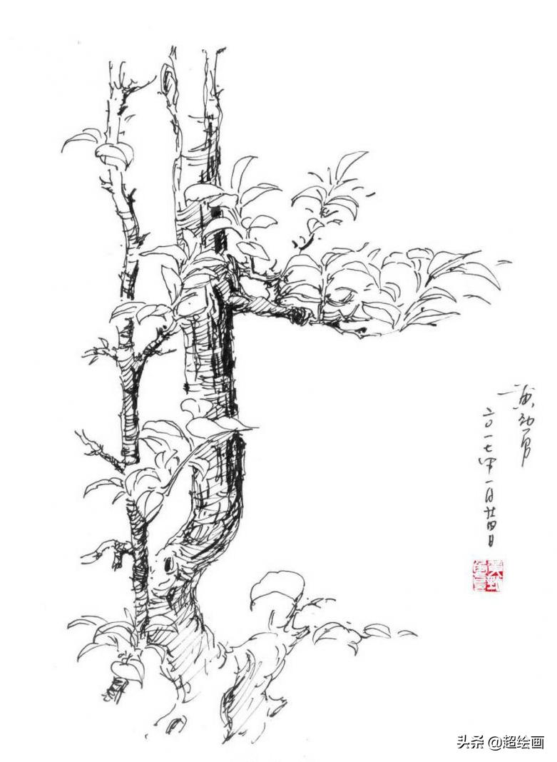 十大顶级钢笔画速写,钢笔速写100幅图片